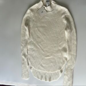 Rumor Boutique Cowl Neck Sweater with Textured Knit